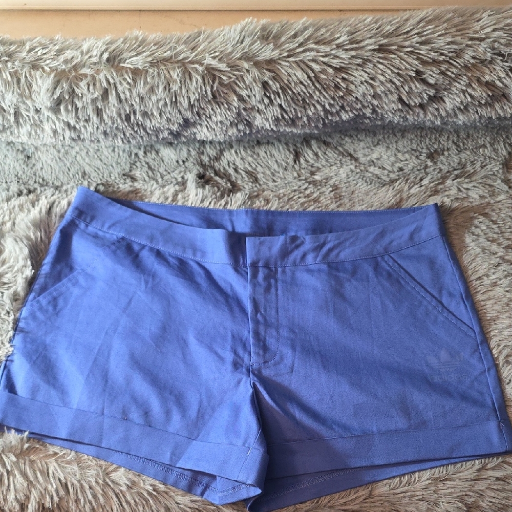 2 for $25. Adidas Women's High Waist Blue Shorts